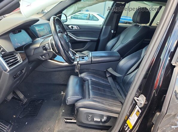5UXCR6C59KLL26554 2019 BMW X5 Black Front interior view