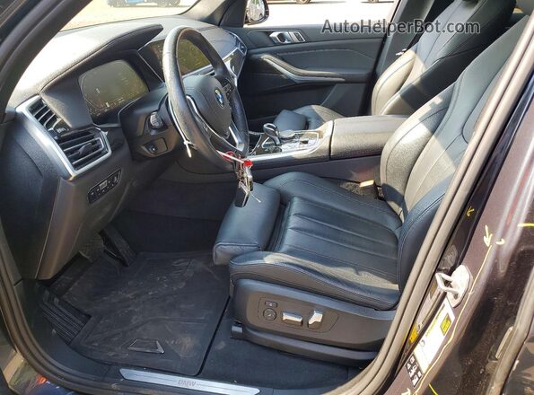 5UXCR6C59KLL51194 2019 BMW X5 Charcoal Widok wnętrza z przodu