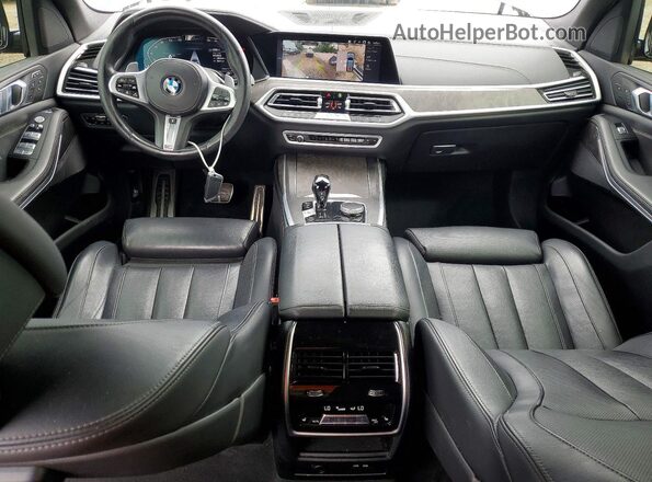 5UXCW2C01N9K38718 2022 BMW X7 Gray Вид панелі приладів