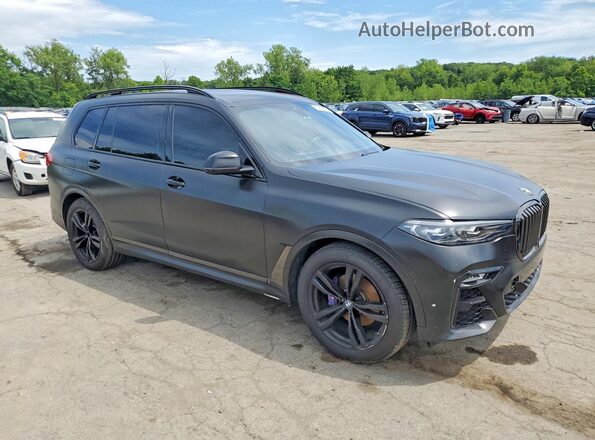 5UXCW2C07M9G71722 2021 BMW X7 Black Front right