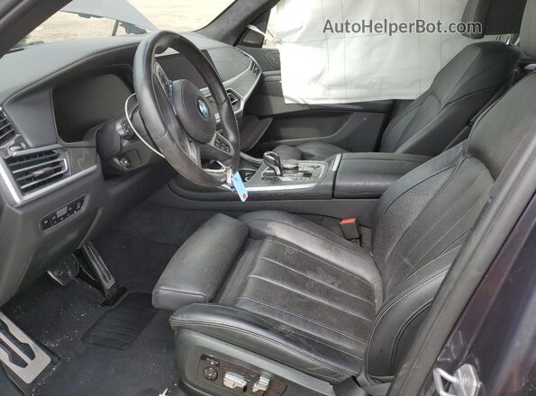 5UXCW2C09L9D28604 2020 BMW X7 Charcoal Вид салону спереду