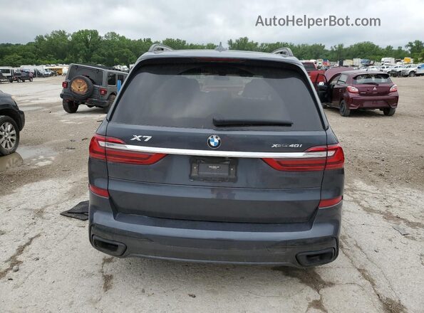 5UXCW2C09L9D28604 2020 BMW X7 Charcoal Вид ззаду