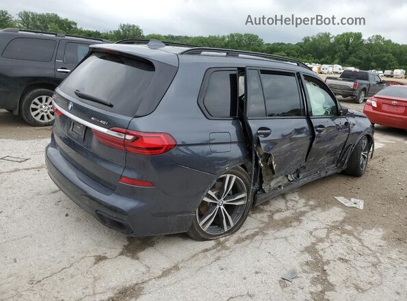 5UXCW2C09L9D28604 2020 BMW X7 Charcoal Задня права чверть