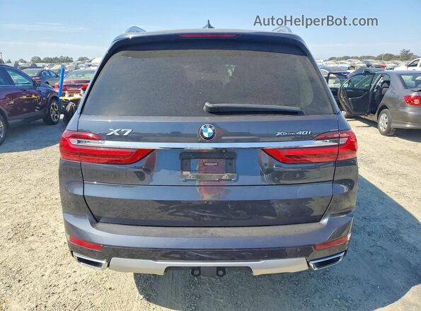 5UXCW2C59KLB43790 2019 BMW X7 Gray Rear view