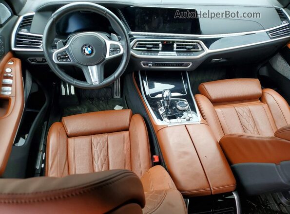 5UXCX4C59KLS37982 2019 BMW X7 Black Widok deski rozdzielczej