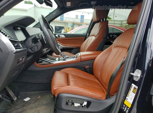 5UXCX4C59KLS37982 2019 BMW X7 Black Widok wnętrza z przodu