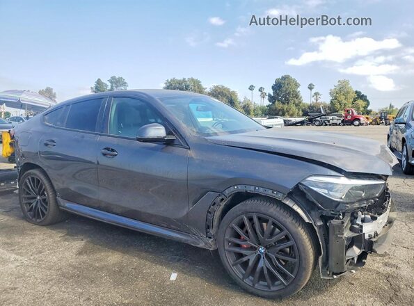 5UXCY6C02N9M22096 2022 BMW X6 Gray Przód prawy