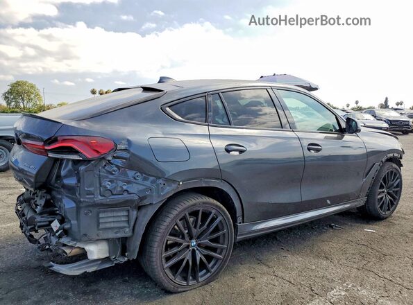 5UXCY6C02N9M22096 2022 BMW X6 Gray Tył prawy