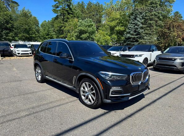 5UXJU2C51KLN65059 2019 BMW X5 Черный Задняя левая четверть