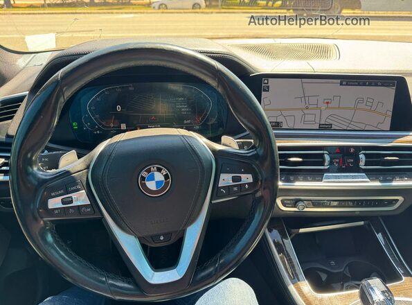 5UXJU2C51KLN65059 2019 BMW X5 Черный Вид салона спереди