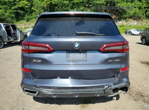 5UXJU2C59KLN66296 2019 BMW X5 Gray Հետևի տեսք