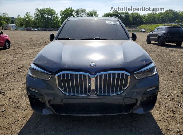 5UXJU2C59KLN66296 2019 BMW X5 Gray Դիմացի տեսք
