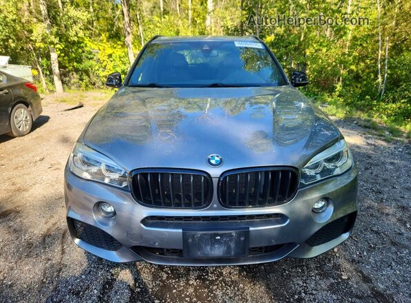 5UXKR0C32H0X81697 2017 BMW X5 Gray Դիմացի տեսք