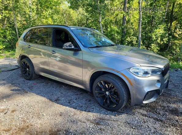 5UXKR0C32H0X81697 2017 BMW X5 Gray Առջևի աջ