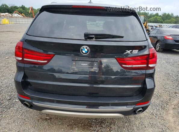 5UXKR0C34H0V81565 2017 BMW X5 Black წინა სალონის ხედი