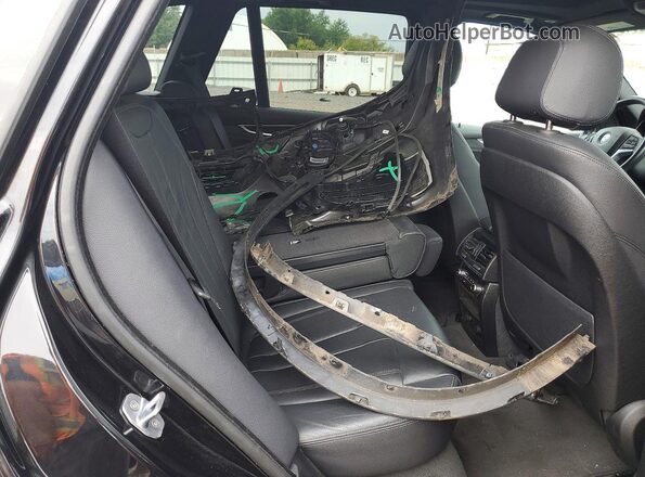 5UXKR0C34H0V81565 2017 BMW X5 Black ძრავის განყოფილების ხედი