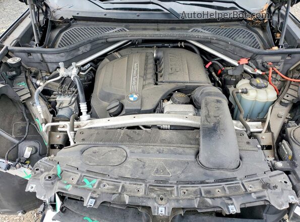 5UXKR0C34H0V81565 2017 BMW X5 Black VIN კოდის სტიკერის ხედი