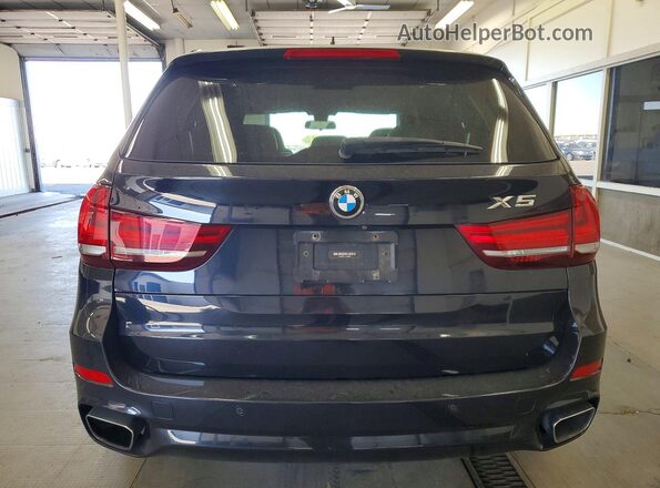 5UXKR0C51J0X85909 2018 BMW X5 Black Հետևի տեսք