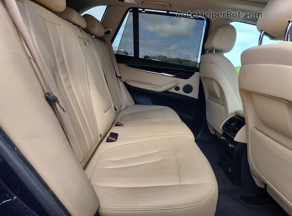 5UXKR0C56G0P33930 2016 BMW X5 Blue Rear interior view