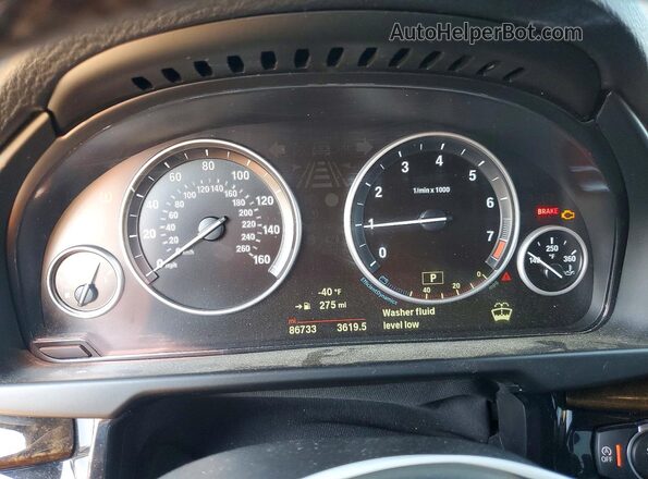 5UXKR0C56JL076200 2018 BMW X5 Черный Вид щитка приборов