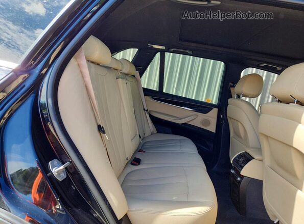 5UXKR0C57JL071541 2018 BMW X5 Black Rear interior view