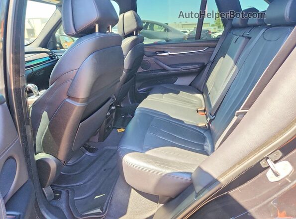 5UXKR2C3XH0X05219 2017 BMW X5 Black Rear seats view