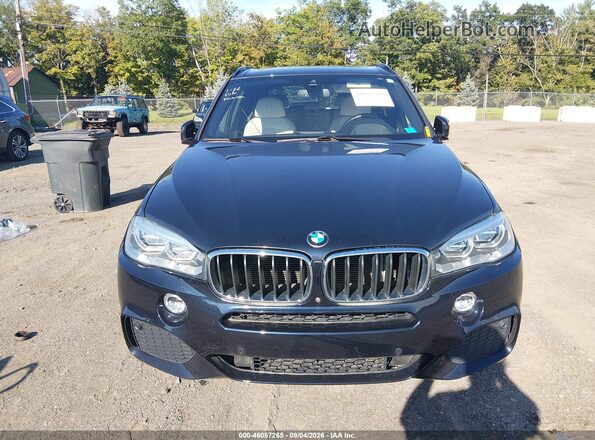 5UXKR2C50J0Z14525 2018 BMW X5 Black Widok wnętrza z tyłu