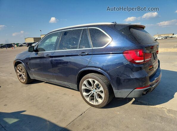 5UXKR2C56G0H42786 2016 BMW X5 Blue Trasero izquierdo