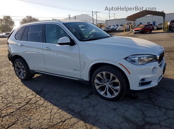 5UXKR2C5XJ0Z19778 2018 BMW X5 White Առջևի աջ