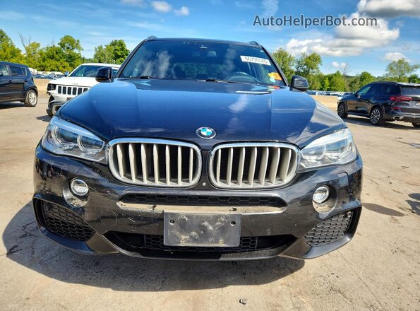 5UXKR6C55H0J83804 2017 BMW X5 Black Դիմացի տեսք