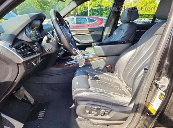 5UXKR6C55H0J83804 2017 BMW X5 Black Սալոնի դիմացի տեսք