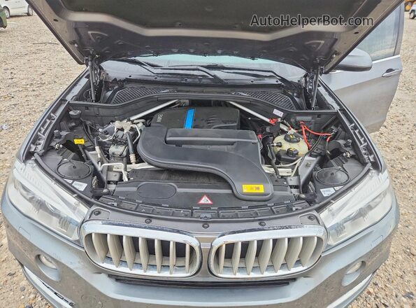 5UXKT0C55G0F75150 2016 BMW X5 Silver Вид підкапотного простору