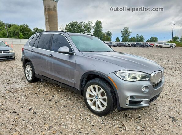 5UXKT0C55G0F75150 2016 BMW X5 Silver Передня права чверть