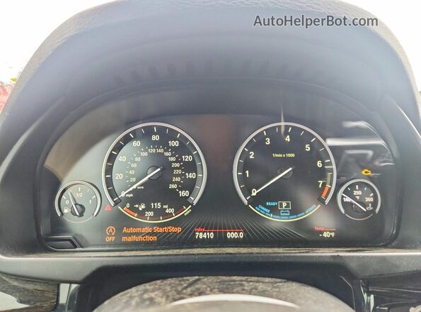5UXKT0C56J0W00500 2018 BMW X5 White Instrument cluster view