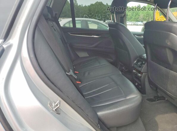 5UXKT0C57G0S78345 2016 BMW X5 Silver Rear interior view