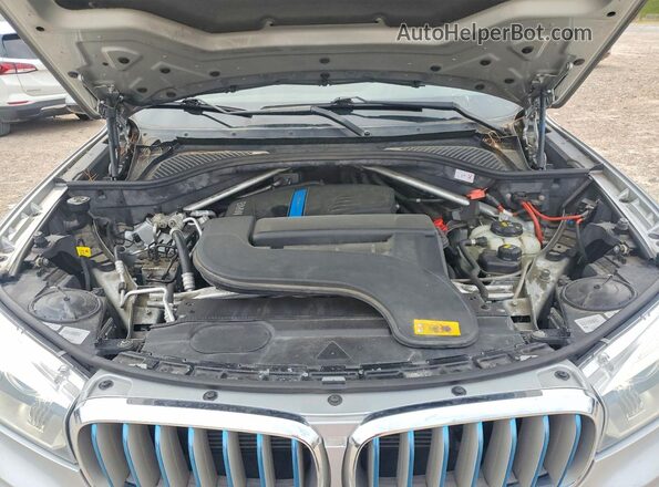 5UXKT0C57G0S78345 2016 BMW X5 Silver Engine compartment view
