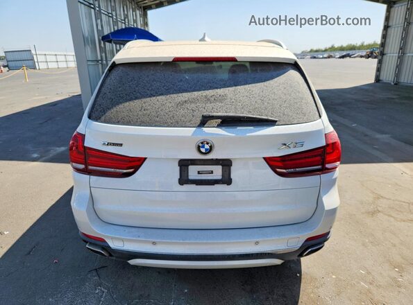 5UXKT0C57G0S79222 2016 BMW X5 White Vista trasera