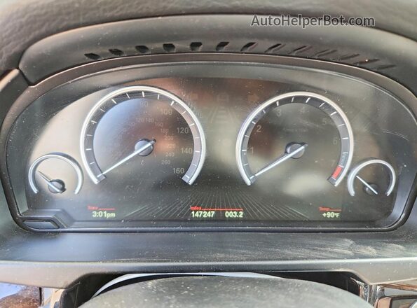 5UXKT0C57G0S79222 2016 BMW X5 White Vista del cuadro de instrumentos