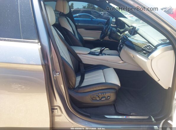 5UXKU0C39H0G69352 2017 BMW X6 Gray წინა სალონის ხედი