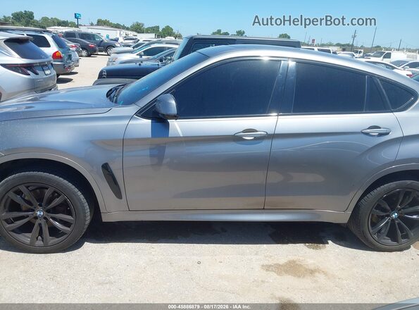 5UXKU0C39H0G69352 2017 BMW X6 Gray სალონის 360-გრადუსიანი ხედი