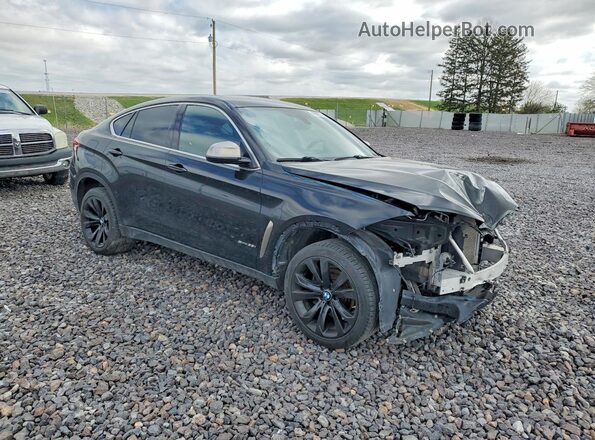 5UXKU0C57H0F99741 2017 BMW X6 Black Передня права чверть