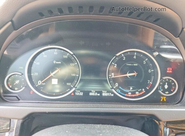 5UXKU2C53J0X48466 2018 BMW X6 Black Սարքավորումների վահանակի տեսք