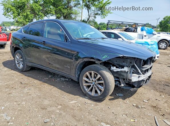 5UXKU2C53J0X48466 2018 BMW X6 Black Առջևի աջ