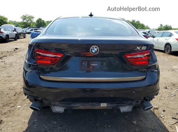 5UXKU2C53J0X48466 2018 BMW X6 Black Հետևի տեսք