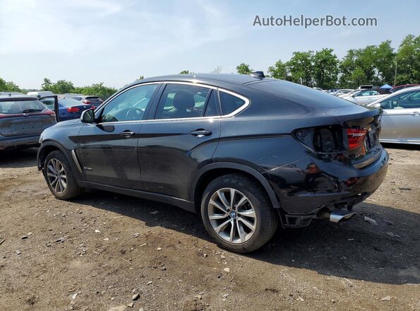 5UXKU2C53J0X48466 2018 BMW X6 Black Հետևի ձախ