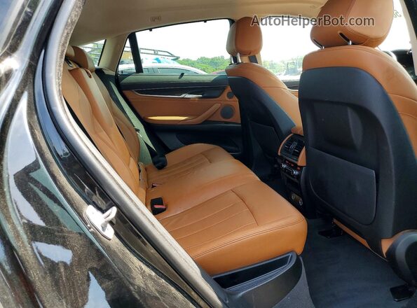 5UXKU2C53J0X48466 2018 BMW X6 Black Սալոնի հետևի տեսք