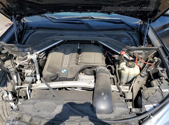 5UXKU2C53J0X48466 2018 BMW X6 Black Շարժիչի բաժամունքի տեսք