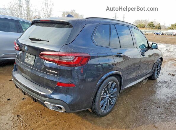 5UXTA6C07P9R76046 2023 BMW X5 Black უკანა მარჯვენა