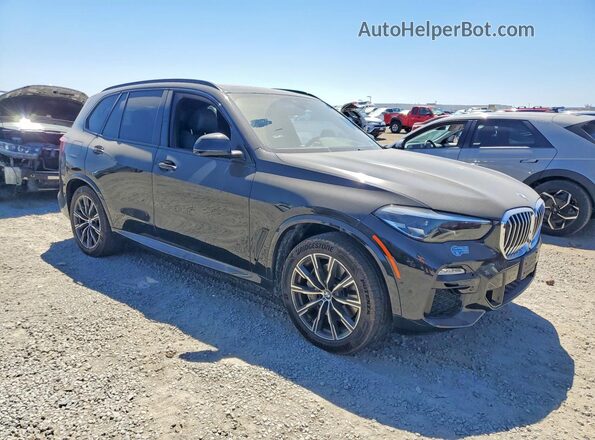 5UXTA6C0XM9E44336 2021 BMW X5 Черный Передняя правая четверть
