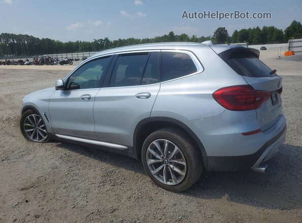 5UXTR7C52KLR53442 2019 BMW X3 Silver Rear left